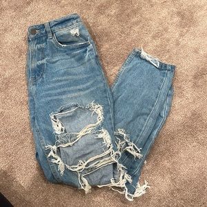Womens ripped jeans